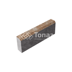 Камень бортовой БР 50.20.8, сансет с мраморной крошкой