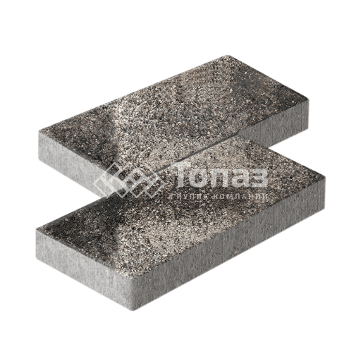 Тротуарная плитка 500х250х60, агат коричневый