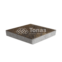 Тротуарная плитка Ромб, арабская ночь на камне, 6 см