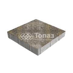 Тротуарная плитка Квадрат 300х300х60, степь с мраморной крошкой