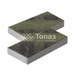 Тротуарная плитка 500х250х60, янтарь на камне