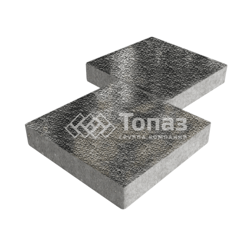 Тротуарная плитка Квадрат 300х300х60, стоун с мраморной крошкой