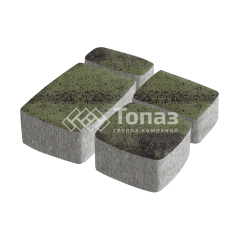 Тротуарная плитка Классико, янтарь, 6 см