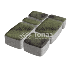 Тротуарная плитка Классико, янтарь, 6 см