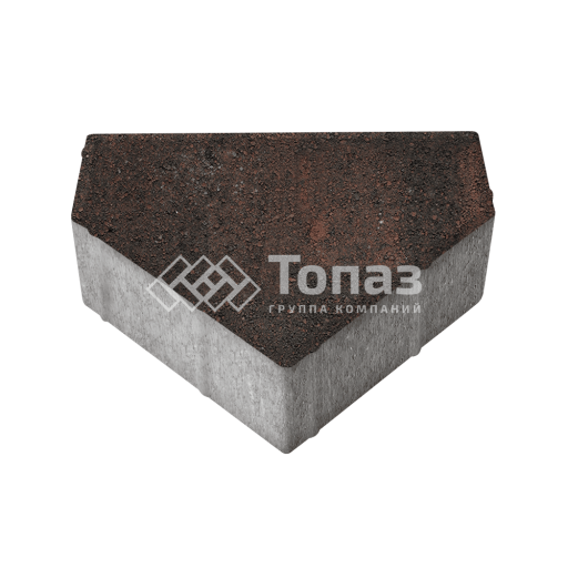 Тротуарная плитка Тиара, кармен, 6 см