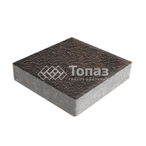 Тротуарная плитка Квадрат 200х200х60, кармен с мраморной крошкой