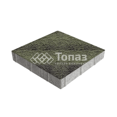 Тротуарная плитка Квадрат 300х300х60, янтарь с мраморной крошкой