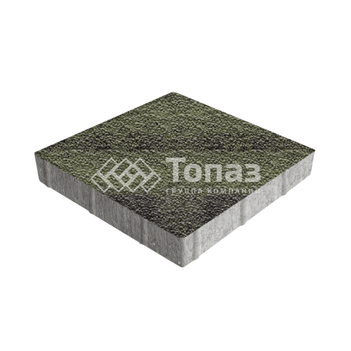 Тротуарная плитка Квадрат 300х300х60, янтарь с мраморной крошкой