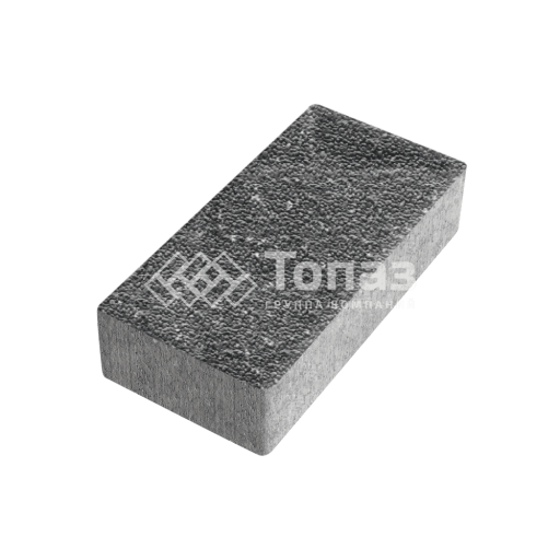 Тротуарная плитка 200х100х60, аляска черная с мраморной крошкой