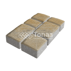 Тротуарная плитка Старый город, особая серия на камне, 6 см