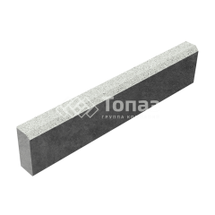 Камень бортовой БР 100.20.8, белый