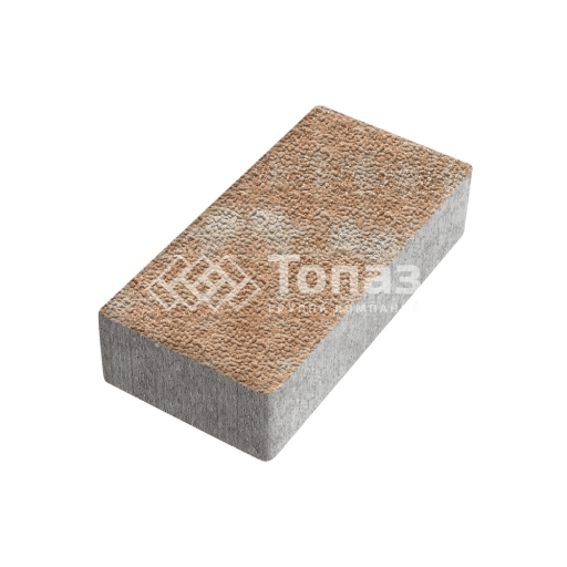 Тротуарная плитка 200х100х80, сансет с мраморной крошкой