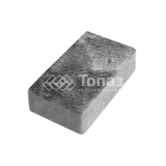 Тротуарная плитка Брусчатка, черно-белая с мраморной крошкой, 4 см