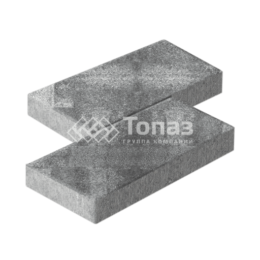 Тротуарная плитка 500х250х60, антрацит