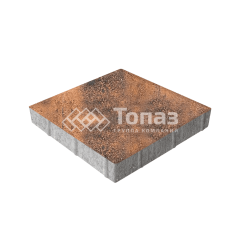 Тротуарная плитка Квадрат 400х400х60, сомон