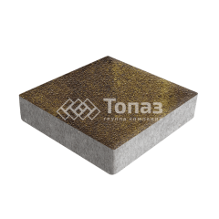 Тротуарная плитка Квадрат 200х200х40, осень на камне