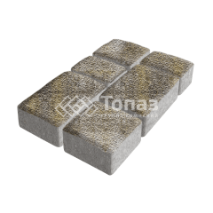 Тротуарная плитка Старый город, степь с гранитной крошкой, 4 см