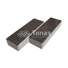 Тротуарная плитка 300х100х60, кармен с мраморной крошкой