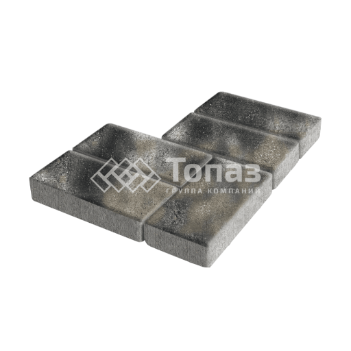 Тротуарная плитка Брусчатка, стоун, 8 см