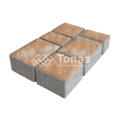 Тротуарная плитка Лэндхаус, сансет, 8 см