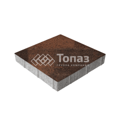 Тротуарная плитка Квадрат 400х400х60, сорренто