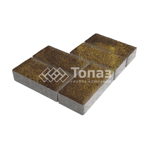 Тротуарная плитка 200х100х60, осень