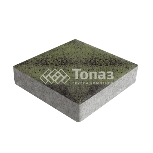 Тротуарная плитка Квадрат 200х200х60, янтарь