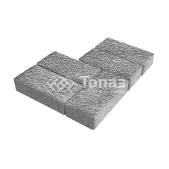 Тротуарная плитка 200х100х60, аква с гранитной крошкой