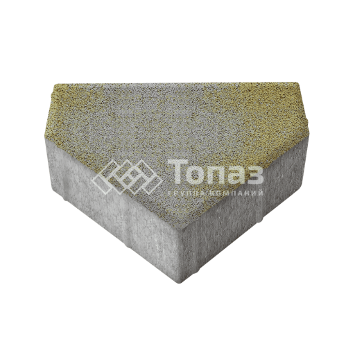 Тротуарная плитка Тиара, меланж, 6 см