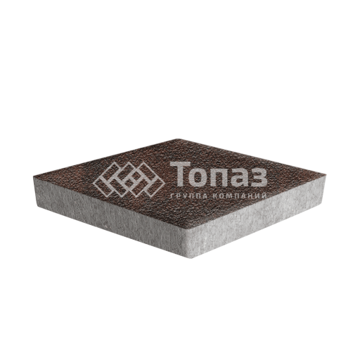 Тротуарная плитка Ромб, клинкер на камне, 6 см