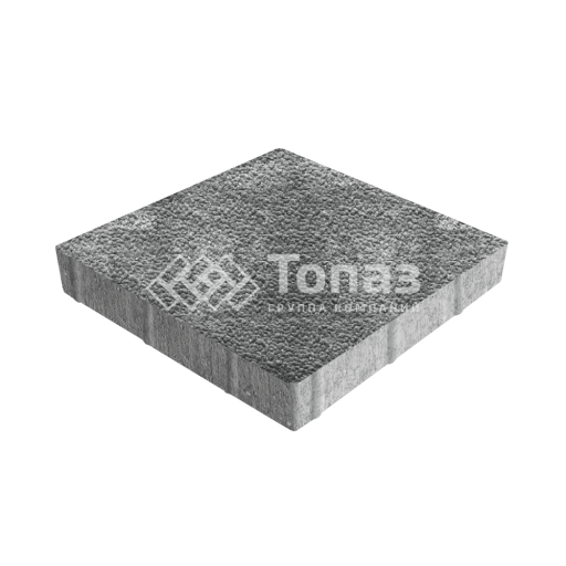 Тротуарная плитка Квадрат 300х300х60, антрацит с гранитной крошкой