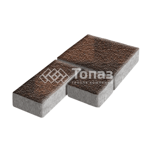 Тротуарная плитка Рубико, сорренто с мраморной крошкой, 4 см