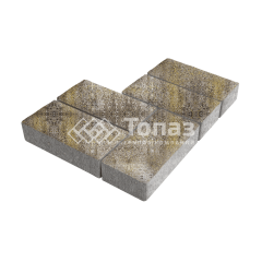 Тротуарная плитка 200х100х100, степь