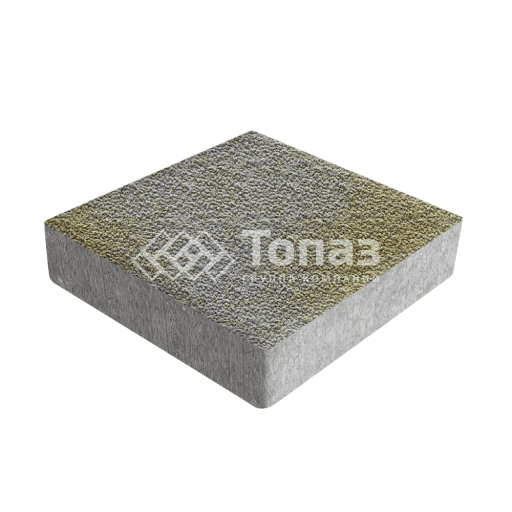 Тротуарная плитка Квадрат 200х200х60, меланж с мраморной крошкой