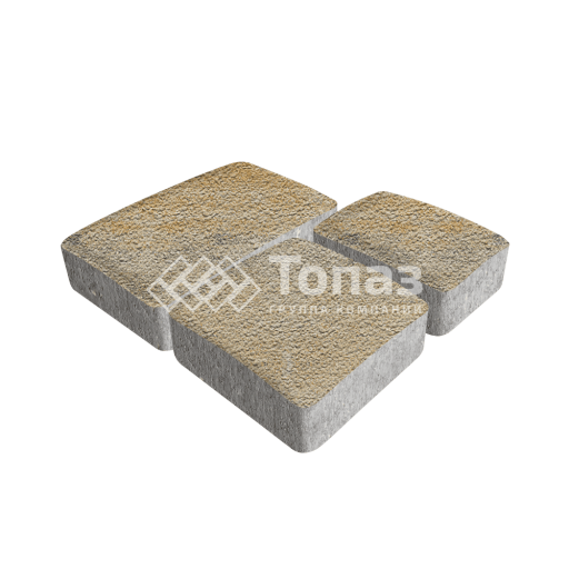 Тротуарная плитка Брук, особая серия на камне, 4 см