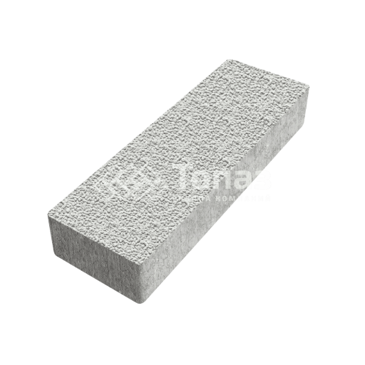 Тротуарная плитка 300х100х60, белая с гранитной крошкой