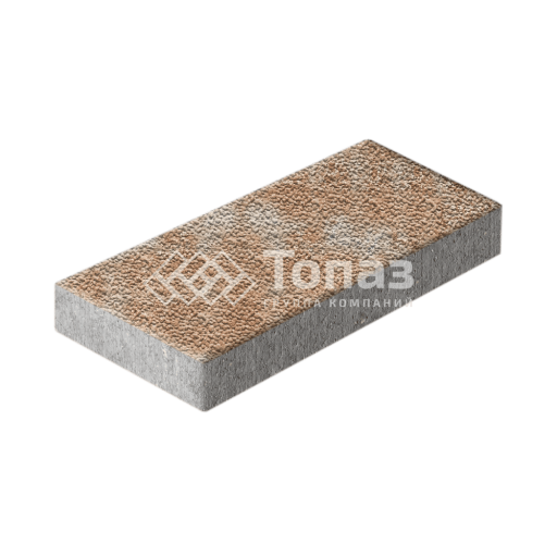 Тротуарная плитка 500х250х60, сансет с мраморной крошкой