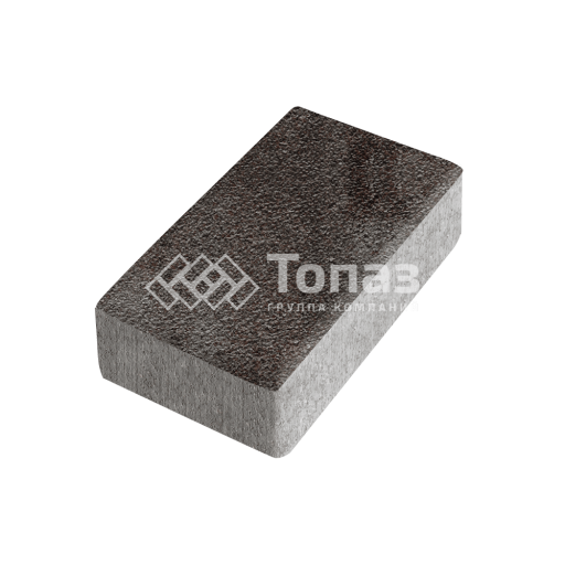 Тротуарная плитка Брусчатка, мокко на камне, 8 см