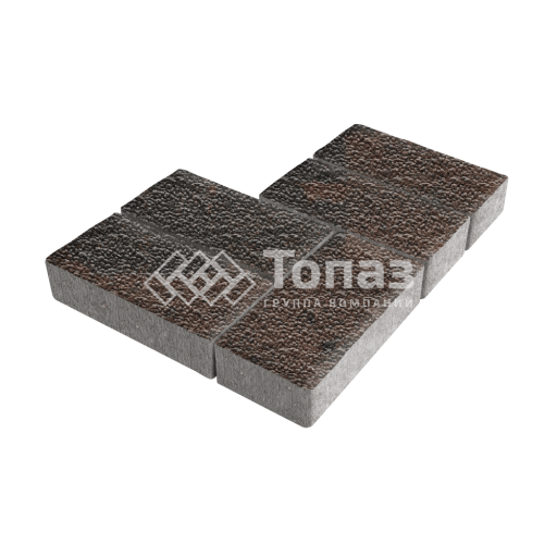 Тротуарная плитка 200х100х100, конго с мраморной крошкой