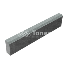 Камень бортовой БР 100.20.8, серый