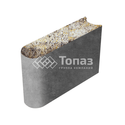 Камень бортовой БРШ 50.20.8, агат желтый