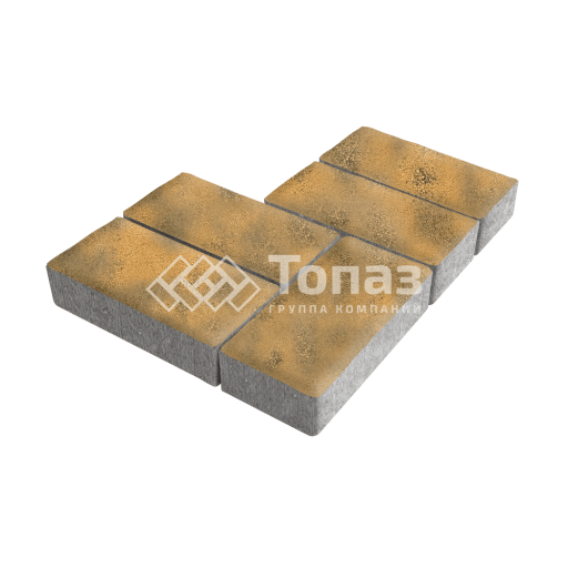 Тротуарная плитка 200х100х40, гончар