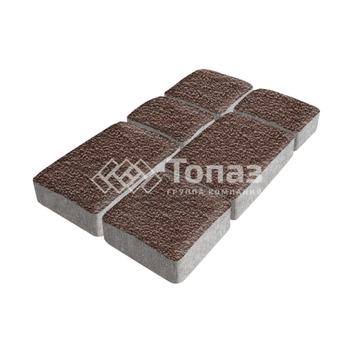 Тротуарная плитка Брук, барселона с гранитной крошкой, 6 см