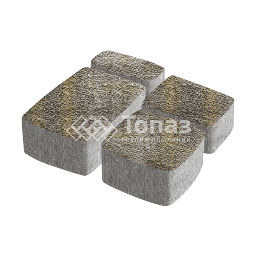 Тротуарная плитка Классико, степь с мраморной крошкой, 6 см