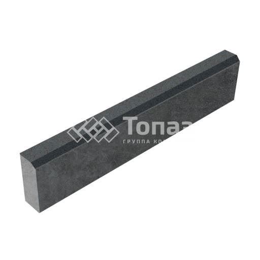 Камень бортовой БР 100.20.8, черный