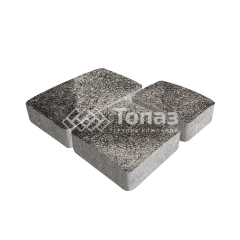 Тротуарная плитка Брук, агат коричневый на камне, 4 см