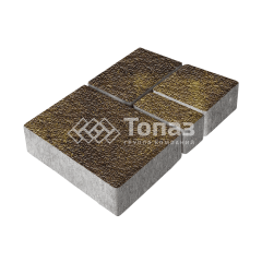 Тротуарная плитка Мюнхен, осень с мраморной крошкой, 4 см