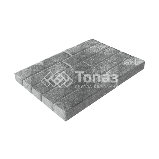 Тротуарная плитка Лукано, антрацит, 6 см