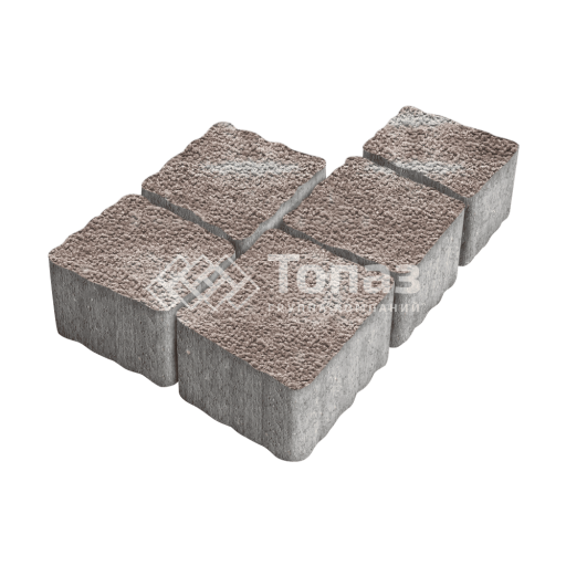 Тротуарная плитка Антик, авантюр с гранитной крошкой, 4 см