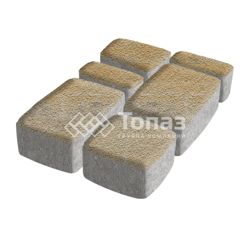 Тротуарная плитка Классико, особая серия на камне, 6 см